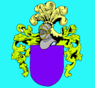 Dibujo Escudo de armas y casco pintado por kevinrex