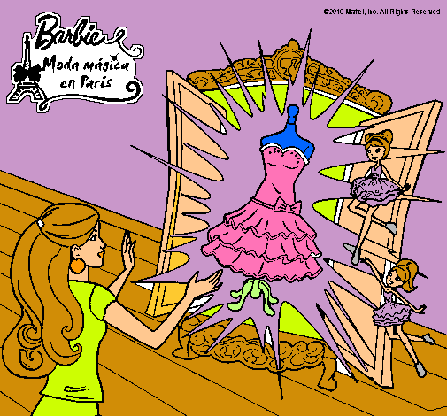 El vestido mágico de Barbie