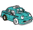 Dibujo Herbie Taxista pintado por MARTHAMATY