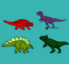 Dibujo Dinosaurios de tierra pintado por anyma