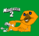 Dibujo Madagascar 2 Alex pintado por hjpgbzpybjfe