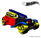 Dibujo Hot Wheels 6 pintado por metralleta