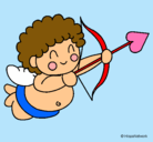 Dibujo Cupido pintado por wachiturra