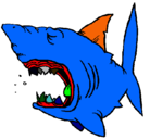 Dibujo Tiburón pintado por sergiopitufo 