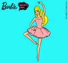 Dibujo Barbie bailarina de ballet pintado por crisbelys