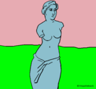 Dibujo Venus de Milo pintado por iiiri