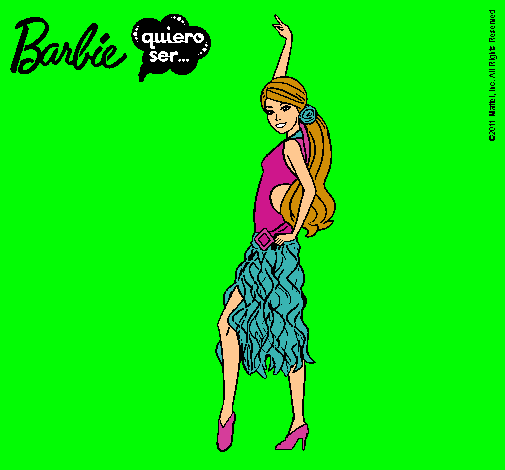 Barbie flamenca