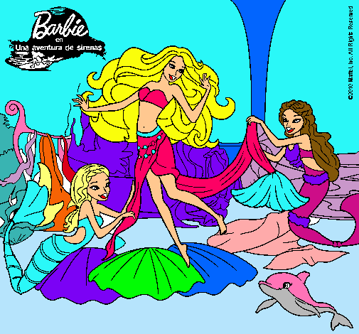 Barbie con sirenas