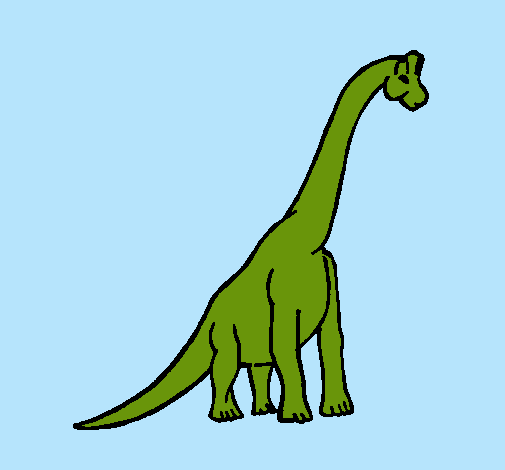 Dibujo Braquiosaurio pintado por sebalexis