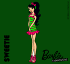 Dibujo Barbie Fashionista 6 pintado por Maribebe