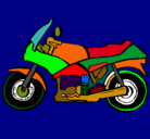 Dibujo Motocicleta pintado por miki2004