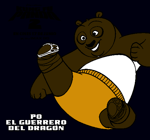 Po el guerrero del dragón