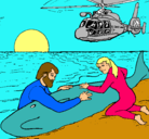 Dibujo Rescate ballena pintado por winiffer