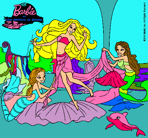 Barbie con sirenas