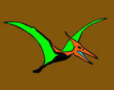 Dibujo Pterodáctilo pintado por NNJH