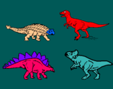 Dibujo Dinosaurios de tierra pintado por locosd