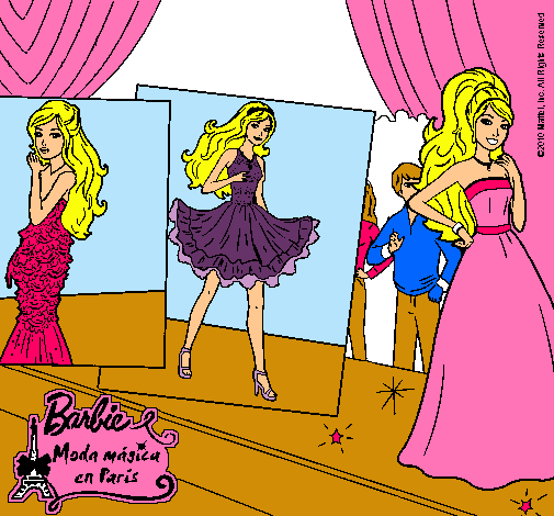 Barbie, desfilando por la pasarela