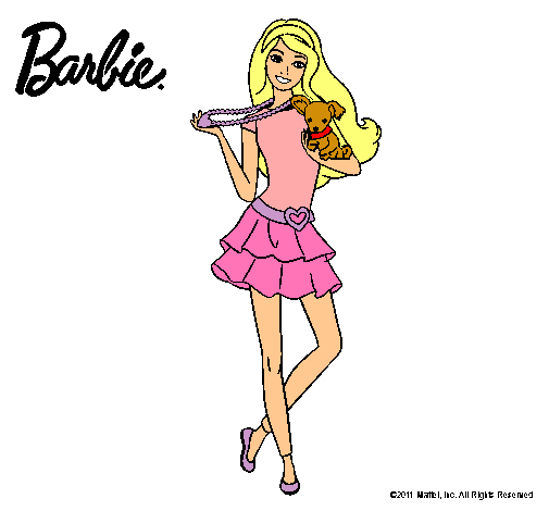 Compartir 65+ barbie dibujo a color muy caliente