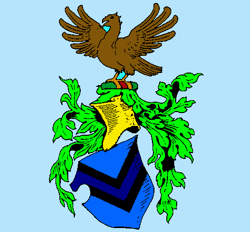 Escudo de armas y aguila 