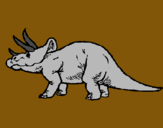 Dibujo Triceratops pintado por yttrr