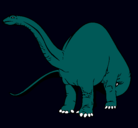 Dibujo Braquiosaurio II pintado por dyujt