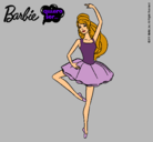 Dibujo Barbie bailarina de ballet pintado por miny-guapa10