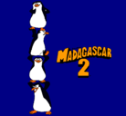 Dibujo Madagascar 2 Pingüinos pintado por hanna202