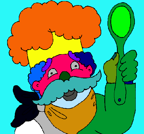 Chef con bigote