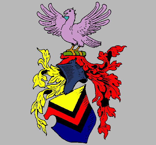 Escudo de armas y aguila 