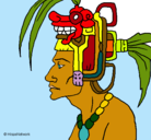 Dibujo Jefe de la tribu pintado por chivo3