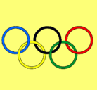 Dibujo Anillas de los juegos olimpícos pintado por maggie86
