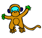 Dibujo Mono pintado por esrefy