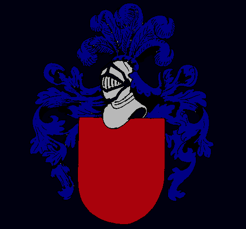 Escudo de armas y casco