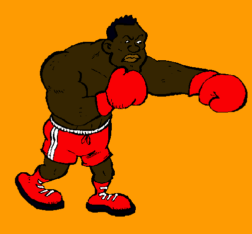 Dibujo Boxeador pintado por MFRP