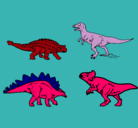 Dibujo Dinosaurios de tierra pintado por AndreaGGM