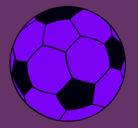 Dibujo Pelota de fútbol II pintado por COLOREAR