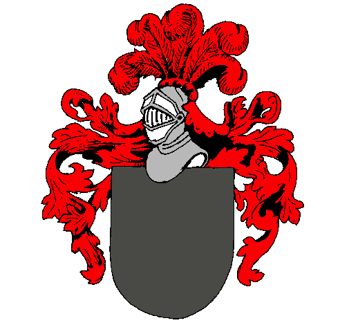 Escudo de armas y casco