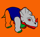 Dibujo Triceratops II pintado por gael8