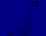 Dibujo Braquiosaurio pintado por fcycg