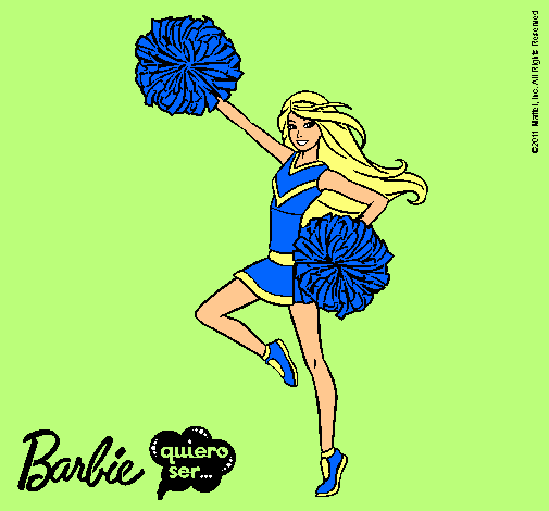 Dibujo Barbie animadora pintado por Naiara2001