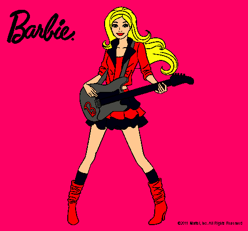 Barbie guitarrista