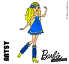 Dibujo Barbie Fashionista 1 pintado por itzaly