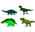 Dibujo Dinosaurios de tierra pintado por hdndsujm