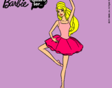 Dibujo Barbie bailarina de ballet pintado por GLAM