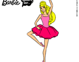 Dibujo Barbie bailarina de ballet pintado por 97532