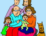 Dibujo Familia pintado por jorgelucia