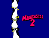 Dibujo Madagascar 2 Pingüinos pintado por MiCaElaa