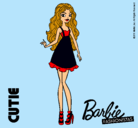 Dibujo Barbie Fashionista 3 pintado por ianna