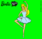 Dibujo Barbie bailarina de ballet pintado por nvjfhugvhyhj