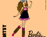 Dibujo Barbie Fashionista 1 pintado por lauravera